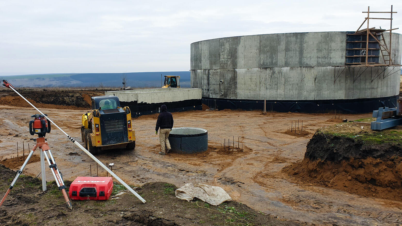 Sistema de flotare din sat.Hrușovo